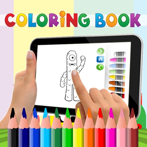 Coloring Book for Yo Gabba Version iOS App