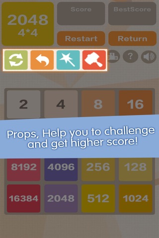 2048 classic--6 kinds of game modes screenshot 4