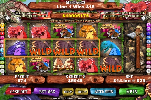 BC Monster Dinosaur Slots screenshot 2