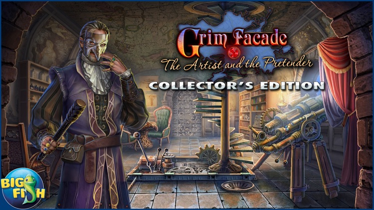 Grim Facade: The Artist and The Pretender - A Mystery Hidden Object Game (Full) screenshot-4