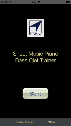 Sheet Music Trainer Piano Bass