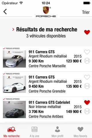Porsche Occasions screenshot 3