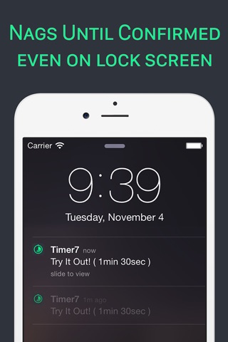 Timer 7 - Multiple timers for time management, kitchen, gym, errands and gtd screenshot 4