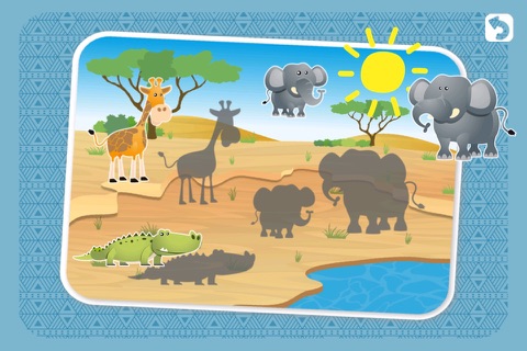 My first jigsaw Puzzles : Animals from jungle and savannah screenshot 3