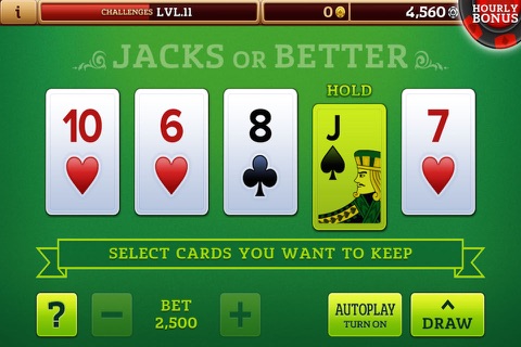 Video Poker Classics! - Deuces Wild, Jacks screenshot 3