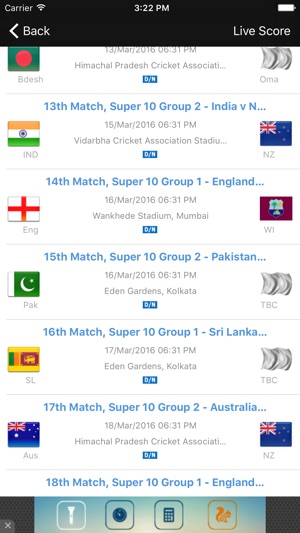 Live Cricket Scores and Schedule(圖2)-速報App