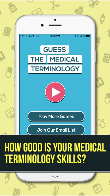 Guess The Medical Terminology - A Word Game And Quiz For Students, Nurses, Doctors and Health Professionals