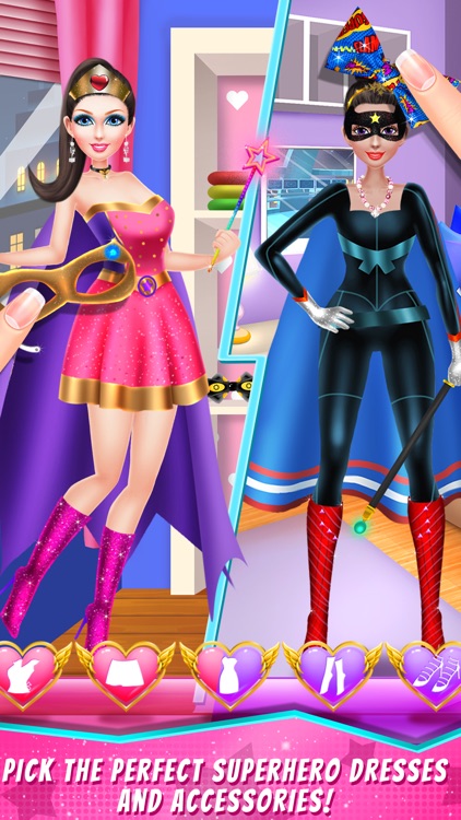 Superhero Girls Salon Wonder League Spa Makeup And Super Power