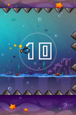 Underwater Fish Splashy Swim - Must Flick and Bounce to Sanctuary screenshot 2