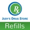 Judy's Drug Store is an easy-to-use app that allows pharmacy customers to manage their entire family's prescriptions, order refills, set medication reminders, and find pharmacy location information