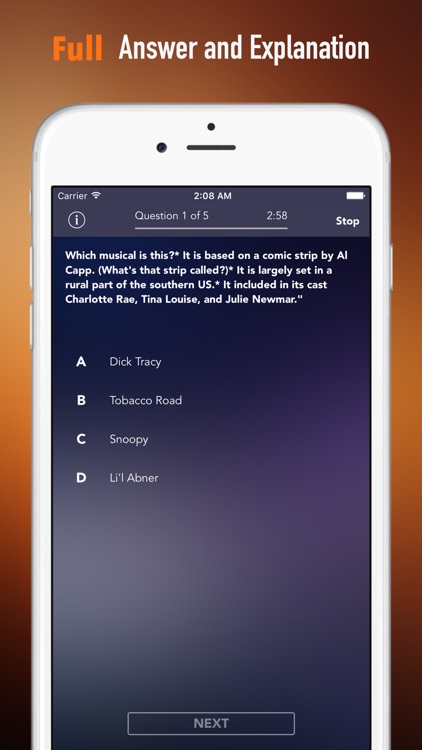 Musicals Trivia and Quiz: Fun Theatre Test Games
