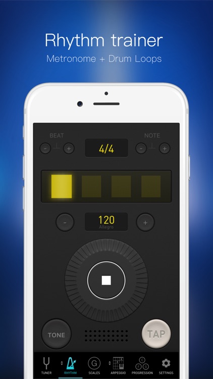 Bass Toolkit - Tuner, Metronome and Chord Progresssions