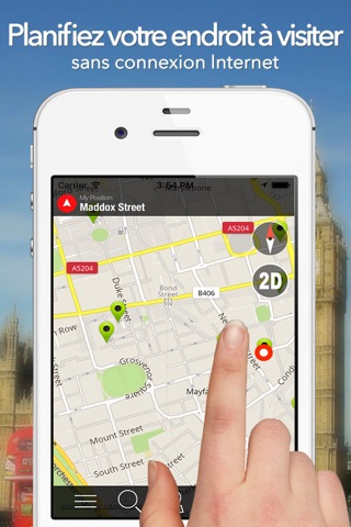 East London Offline Map Navigator and Guide screenshot 2