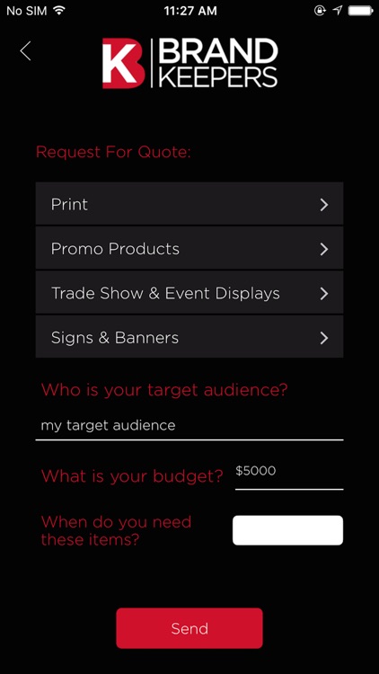 Brand Keepers Sample Program screenshot-3