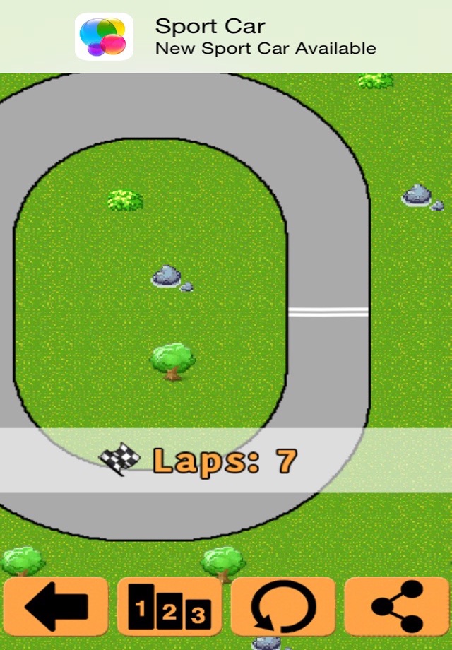 Crash Race -  The racing car game in 8 bit style screenshot 3