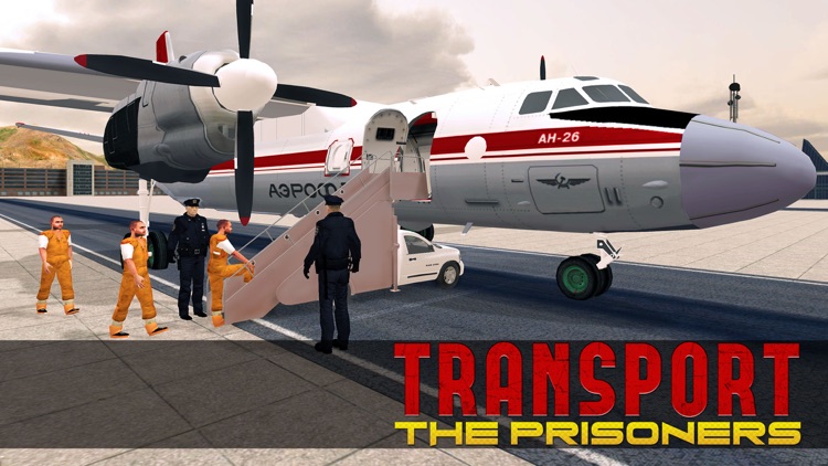 Jail Prisoners Airplane Transporter 3D – Criminal Flight Simulation Game screenshot-4