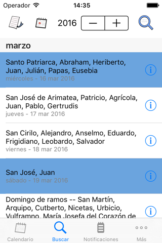 Catholic Calendar with notifications screenshot 2