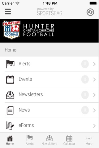 Hunter Christian Churches Football Association - Sportsbag screenshot 2