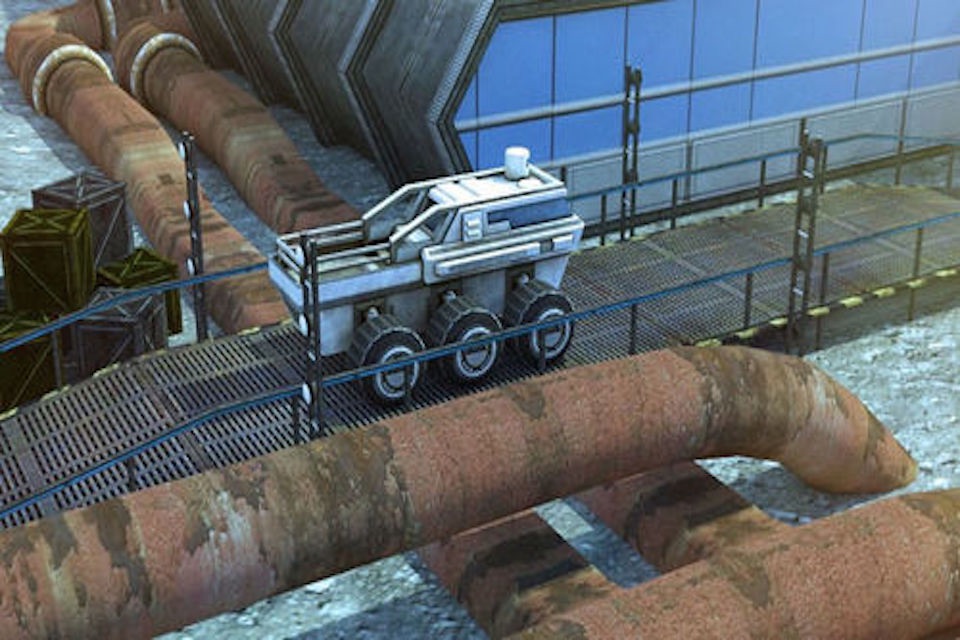 3D Moon Base Parking - Realistic Lunar Rover Space Simulator Games screenshot 2
