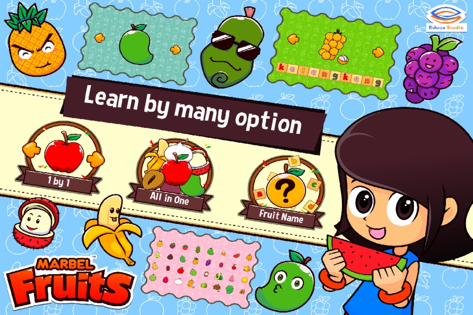 Marbel Fruits - PreSchool Learning Apps screenshot 3