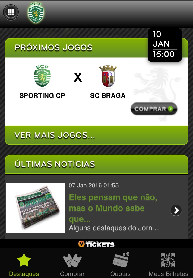 MeuSporting screenshot 2