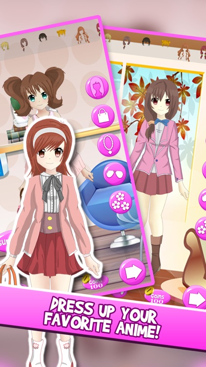 Anime Girl DressUp Chibi Character Games For Girls