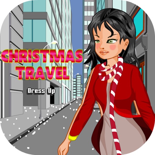 Christmas Travel Dress Up Icon