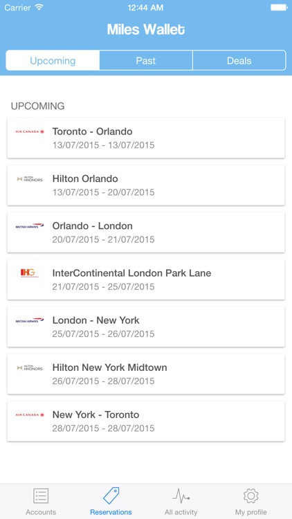 Miles Wallet - Track frequent flyer reward programs and plan your travel