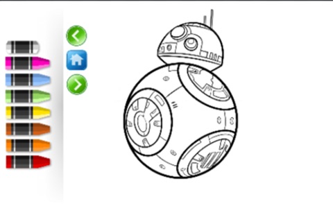 Paint Coloring Game for BB-8 Star Version screenshot 2