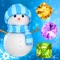 Icon Snowman Games and Christmas Puzzles - Match snow and frozen jewel for this holiday countdown