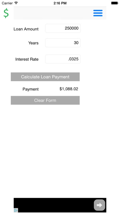 Quick Loan Calculator-GS