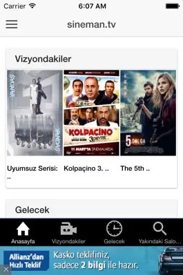 Game screenshot sineman.tv - Sinemalar & Vizyondaki Filmler hack