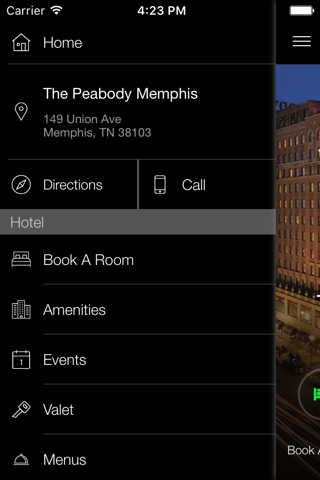 Peabody Memphis screenshot 2