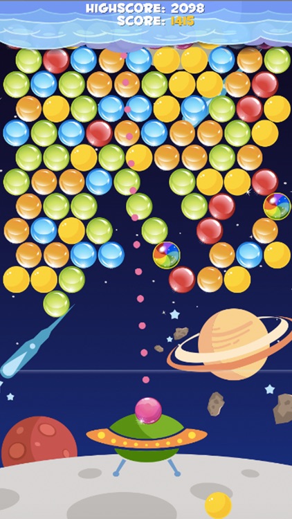 Bubble Cloud Planet Mania - Popping Shooter Puzzle Free Game screenshot-3