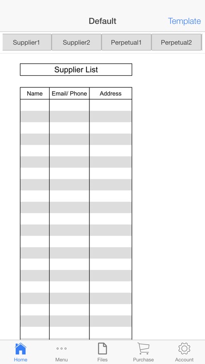 Business Inventory Log