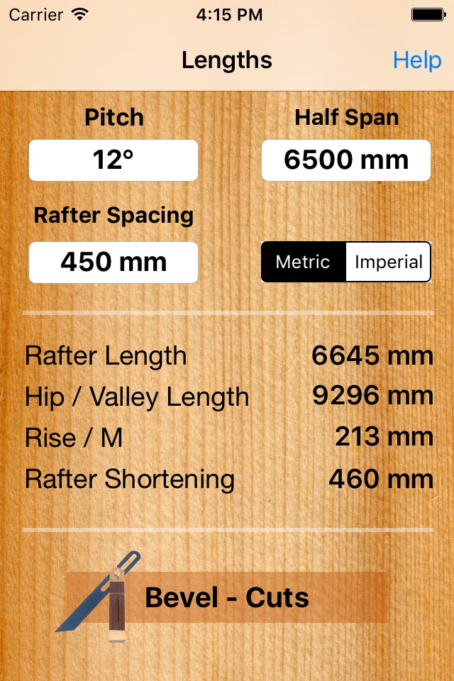Roof Carpenter - Rafter Calc screenshot 4