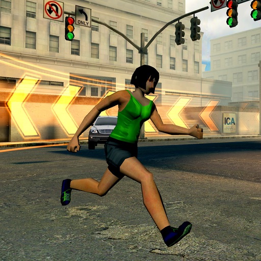 3D Marathon City Race Runner - Endless Traffic Running Racer Game PRO