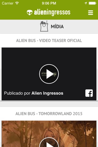 Alien Ingressos screenshot 3