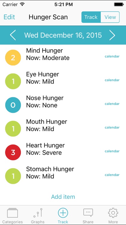 Mindful Eating Tracker - Self-help Journal screenshot-4