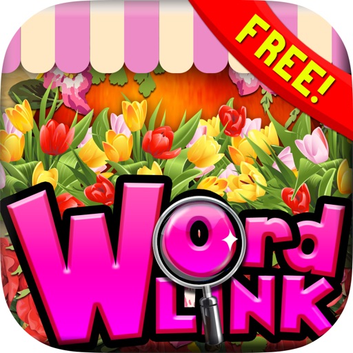 Words Link : Flower in The Garden Search Puzzle Game Free with Friends icon