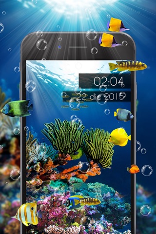 Amazing Aquarium Clock screenshot 2