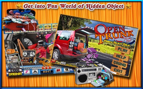 Open Trunk Hidden Objects Game screenshot 3