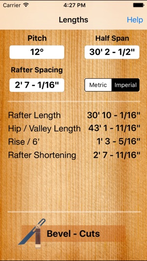 Roof Carpenter - Rafter, Hip,Valley - Length and Plumb Cut, (圖1)-速報App