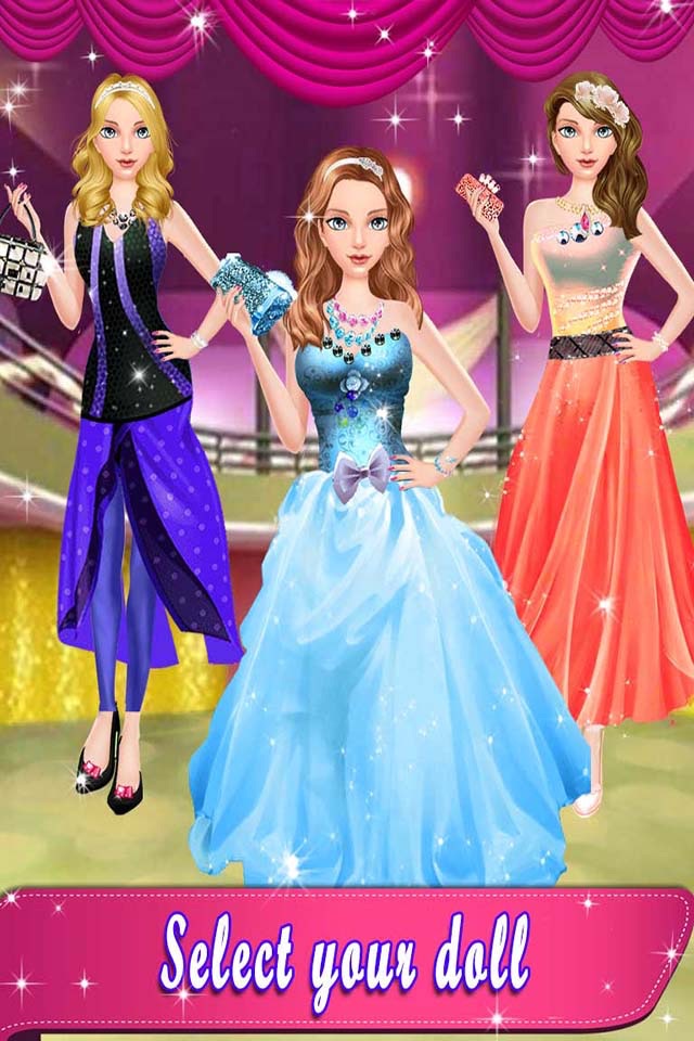 Fashion Doll Makeover game for girls screenshot 2