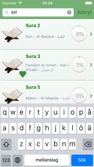 Quran Tajweed Audio mp3 in Swedish (Lite) - Koranen Tajwid p(圖5)-速報App