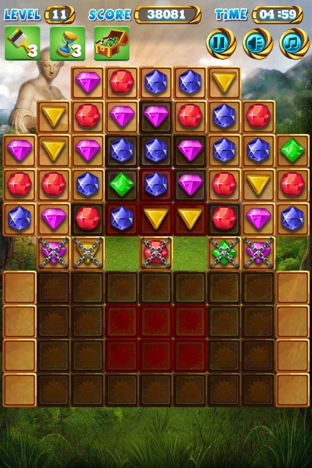 Jewels Crush Saga HD screenshot 3