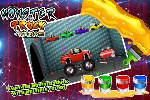 Monster Truck Builder - Build 4x4 vehicle in this crazy mechanic game for kids screenshot 4