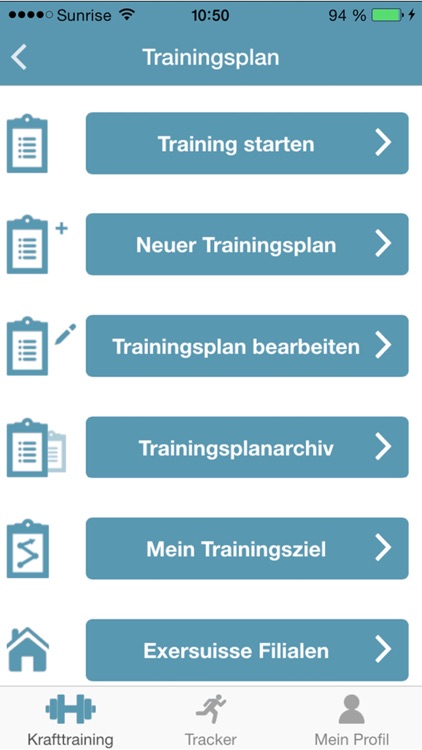 eApp – Ihr persönlicher Trainingsbegleiter