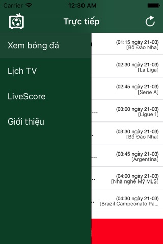 Xem Bóng Free screenshot 3