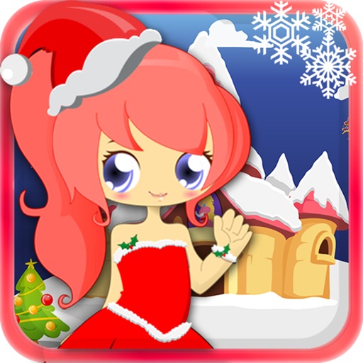 Princess Dress up on Christmas iOS App